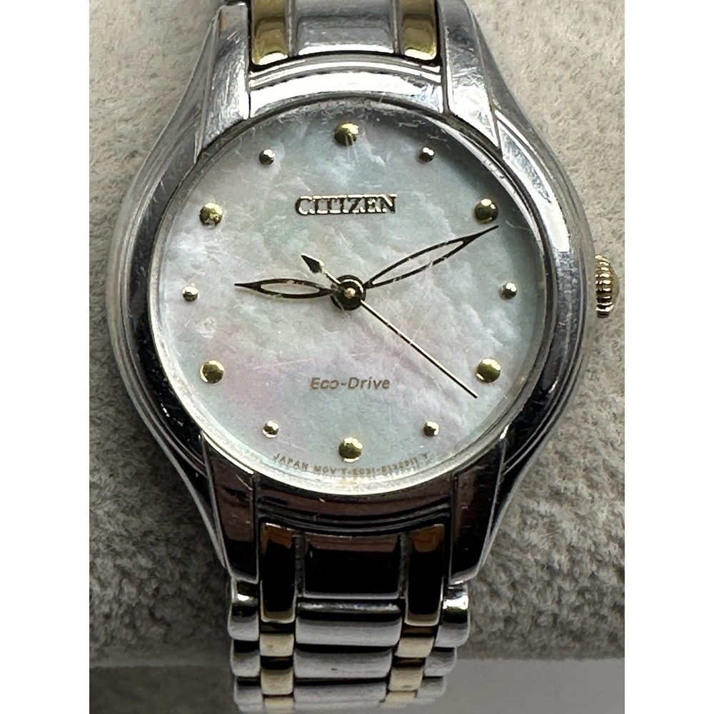 Citizen Solar Ladies MOP Watch E031-S092361 26MM 6.5" F80